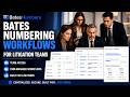 Bates Numbering Workflows for Litigation Teams