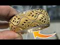 Amazing Gold WorkProcesses - You Must See Gold Bangle !