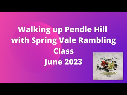 Walking up Pendle Hill with Spring Vale Rambling Class