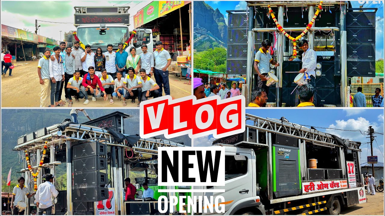 New opening VLOG 🔥 hari Om band bhadgav🔊🎹💯