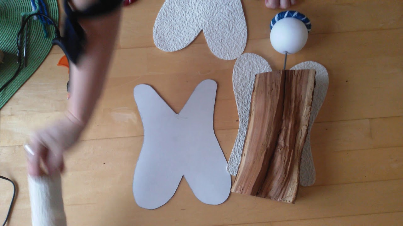 Holzengel basteln