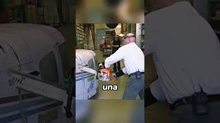 ¿Una hélice puede cortar un avión así?