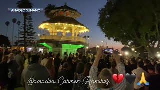 Vigil held for Supervisor Carmen Ramirez down the street from roadside memorials Flags At Half Staff In Honor Or Ventura County Supervisor Carmen Ramirez