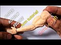 Paper action figure  basic body mascular arm  simplecraft