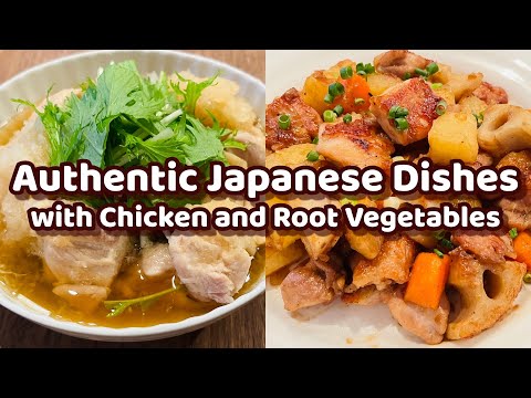 How to Make Mizore Chicken Hot Pot amp Crunchy Root Veg Stir-Fry - Authentic Japanese Dishes