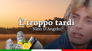 Video thumbnail of "E' troppo tardi - Brano originale di Nino D'Angelo"