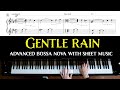 Gentle Rain - advanced Bossa nova arrangement with sheet music
