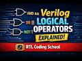 Logical Operators in Verilog Explained | RTL Coding School
