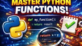 Learn Python Functions by Building a Project 🔥☄️
