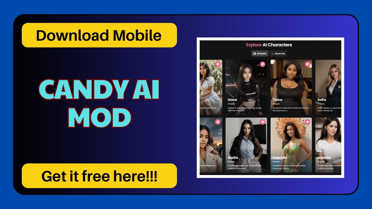 Candy AI Mod Mobile for iOS & Android 2024! - YouTube