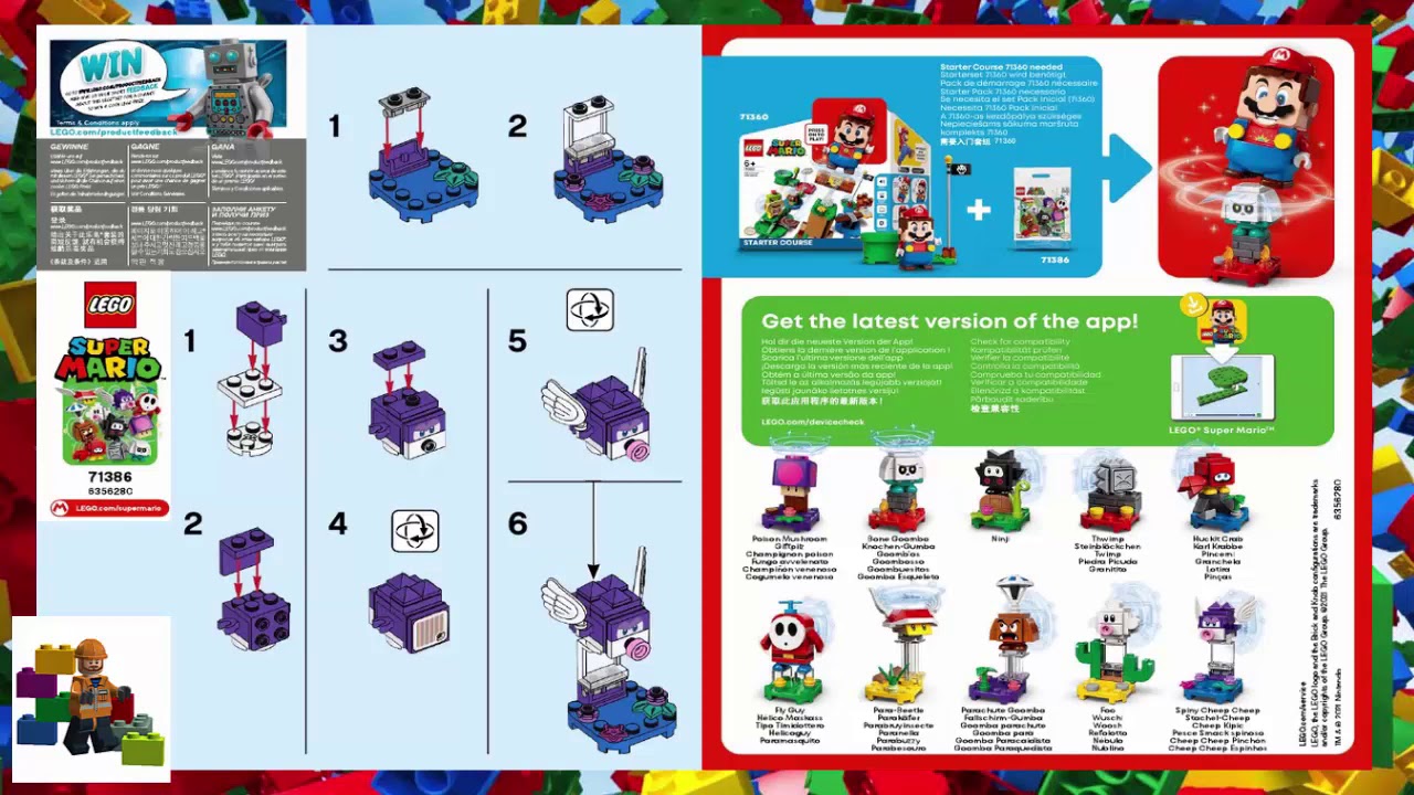 LEGO instructions - Super Mario - 71386 - Character Pack Series 2
