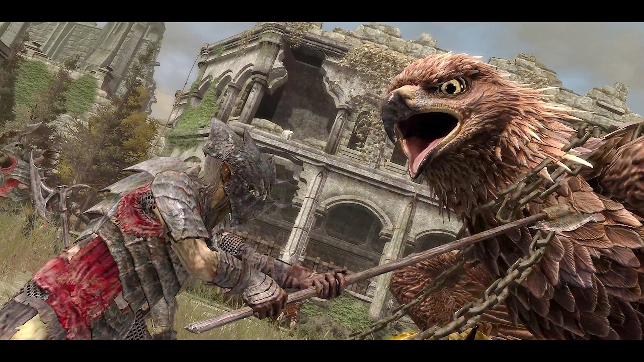 Rescuing Beleram the Eagle [Cutscene] The Lord of the Rings: War in the North