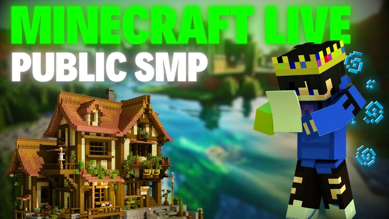 MINECRAFT LIVE | PUBLIC SMP LIVE | JAVA + BEDROCK SMP! JOIN NOW 🟢 # ...
