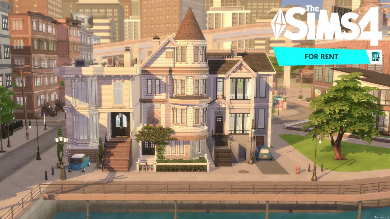 Sims 4 Building Shells 🗝️ Building Victorian Townhouse Shells 🐚 | Sims 4 For Rent Expansion ...