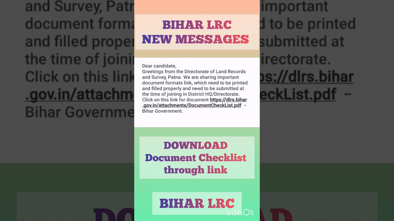 BIHAR LRC JOINING UPDATE।Bihar LRC latest updates।bihar LRC latest news।LRC ।LRC AMIN