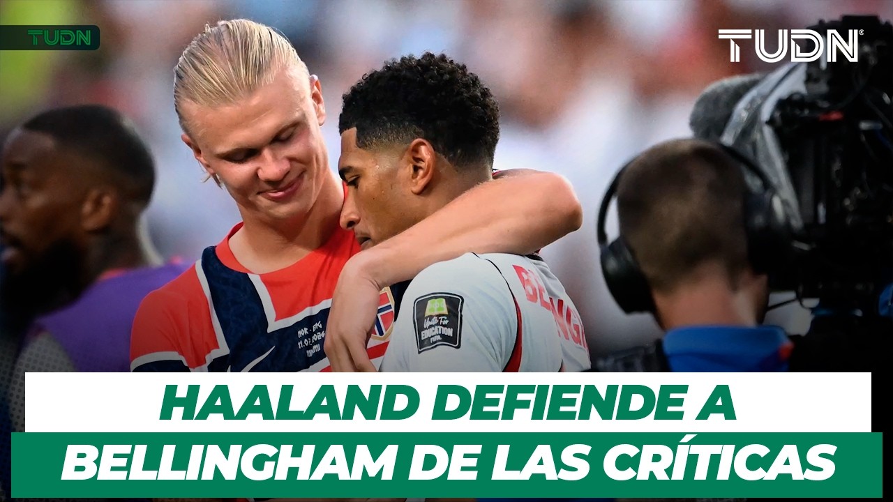 HAALAND le manda un mensajito a BELLINGHAM | TUDN