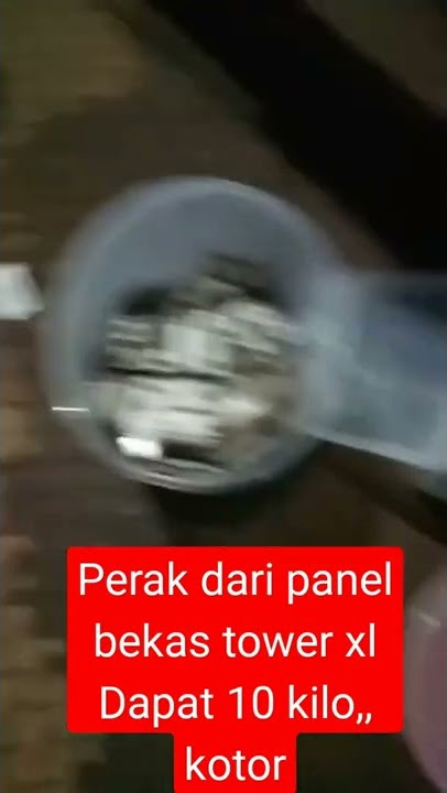 story' wa shorts (perak) dari panel bekas tower XL