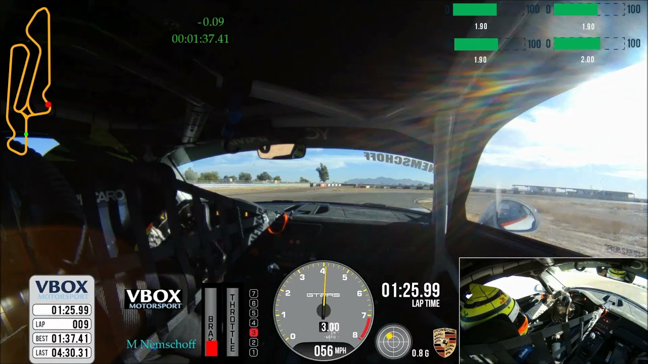 Marc Miller: Ride Along Porsche GT2 Clubsport - Arizona Motorsports Park