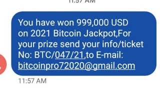 Bitcoin Jackpot Prize Ticket Wins You Have Won 999 000 Usd On Bitcoin Jackpot Youtube Bitcoin Jackpot Prize Ticket Wins You Have Won 999 000 Usd On Bitcoin Jackpot Youtube