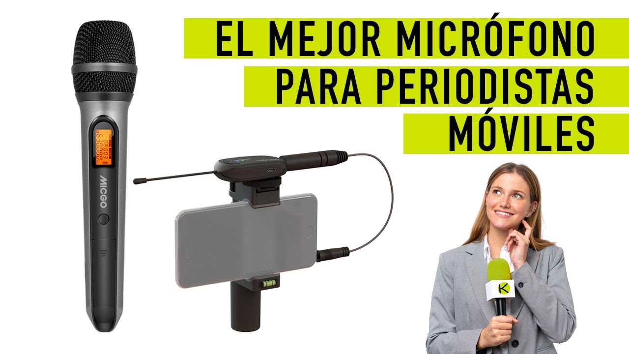 💥MEJOR MICRÓFONO💥 para periodistas móviles - MICGO REPORTER ONE 