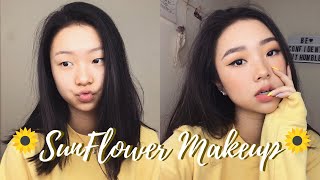 [무쌍메이크업] NATURAL SUNFLOWER | MONOLID MAKEUP