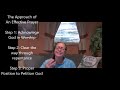 The Approach of An Effective Prayer 6-24-20
