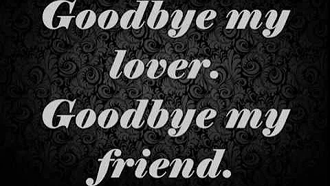 James Blunt - Goodbye My Lover Lyrics