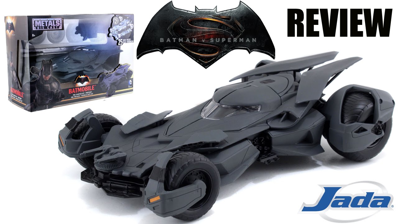 Batmóvel Batman vs Superman Jada Toys 1:24 [Review] - YouTube