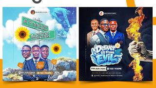 MODERN CHURCH FLYER DESIGN 2026 - PSD CHURCH FLYER DESIGN TUTORIALS