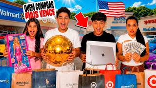 Whoever buys the most in the shortest time wins *who won? Store challenge