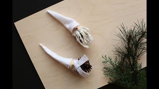 5-Minute Woodland Pinecone Gnome Ornaments