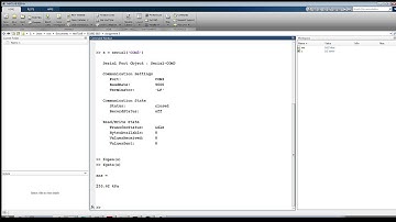 A3 2 Reading serial data in MATLAB