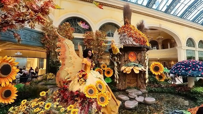 Winter display at the Bellagio Conservatory Botanical Gardens, Las Vegas