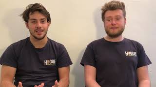 Augustin PINEAU et Théo AVIEZ - étudiants-entrepreneurs au PÉPITE HESAM Entreprendre - Projet HLigue