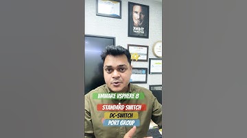 VMware vsphere Network setup using standard and DV-Switch.