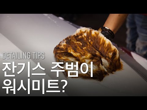 셀프세차 팁 15 | 잔기스의 주범이 워시미트? 세차할 때 워시미트 잘못 사용하면 잔기스 생길 수 있어요.