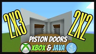 Celebrity Minecraft Tutorial : 2x2 & 2x3 Wide Piston Door "Java, Xbox & Playstation" Profile
