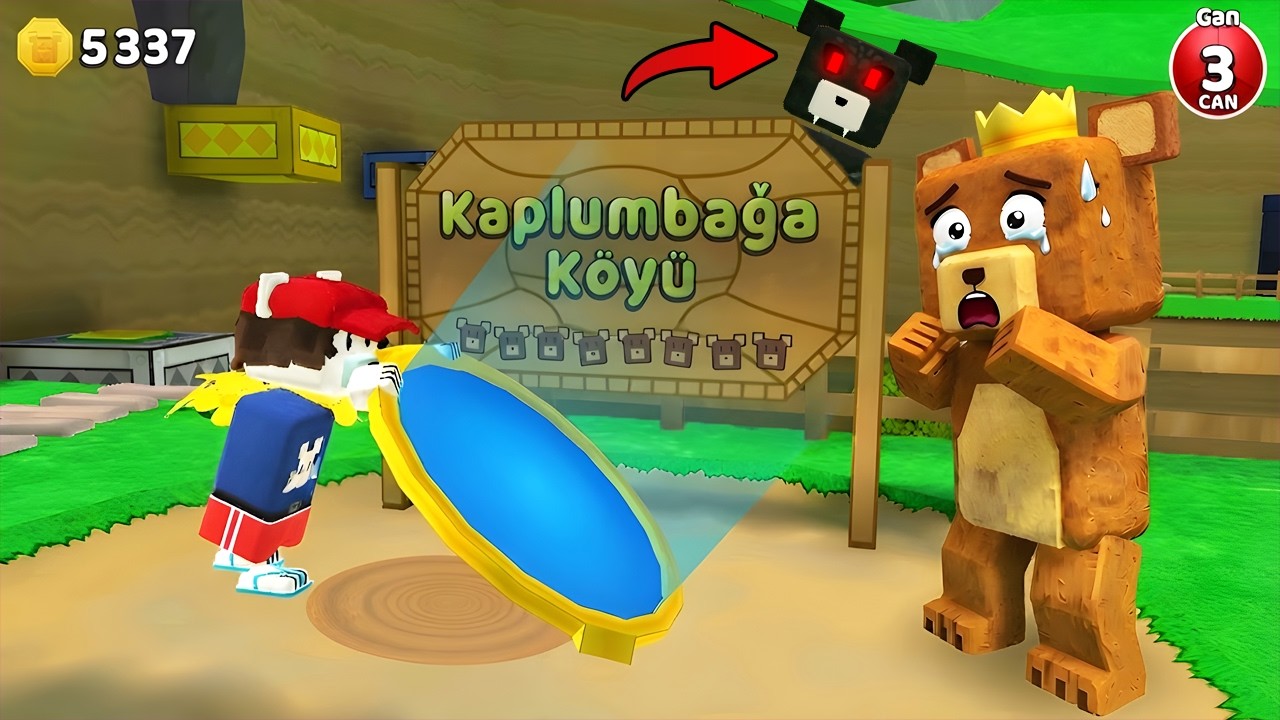 KARDEŞİMLE GİZLİ PORTALA GİRDİK! 😱| Super Bear Adventure