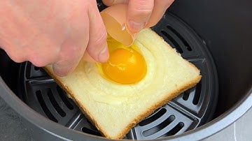 Air Fryer Egg on Toast - Breakfast Ready in 7 Minutes!