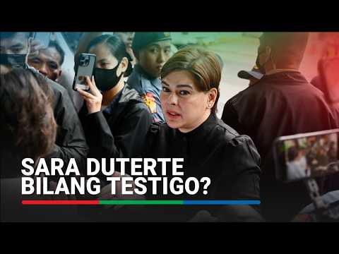 Prosekusyon nais ipatawag si VP Sara bilang testigo sa impeachment trial | ABS-CBN News