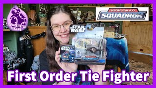 Star Wars Micro Galaxy Squadron Series 3: First Order Tie Fighter Review | JediMaster738