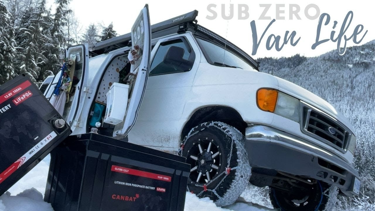 WINTER VAN LIFE New Cold Weather Lithium Batteries, Snow Chains