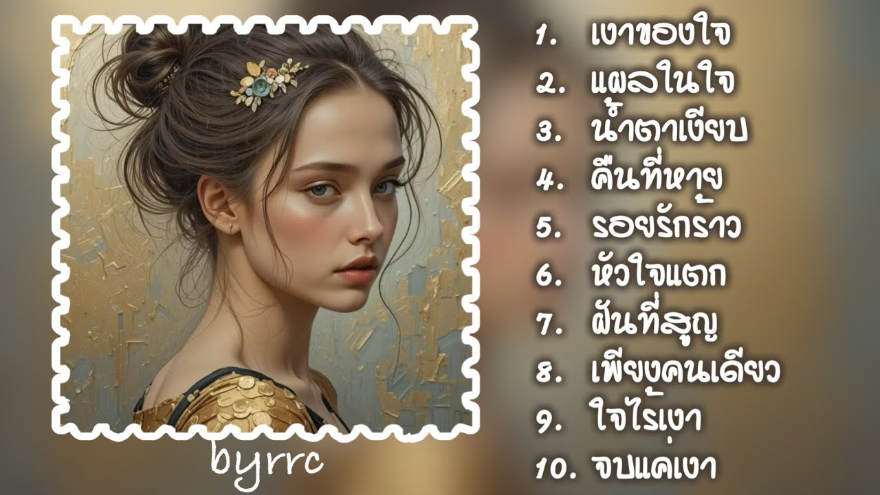 [Lyrics] รอยรักร้าว(Cracks Of Love), หัวใจแตก( My Broken Heart) บทเพลงของหัวใจที่ยังคิดถึง💔| byrrc