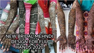 NEW BRIDAL MEHNDI DESIGN FOR FUL HANDS || FRONT HAND BRIDAL MEHNDI || FULL HAND BRIDAL HEENA