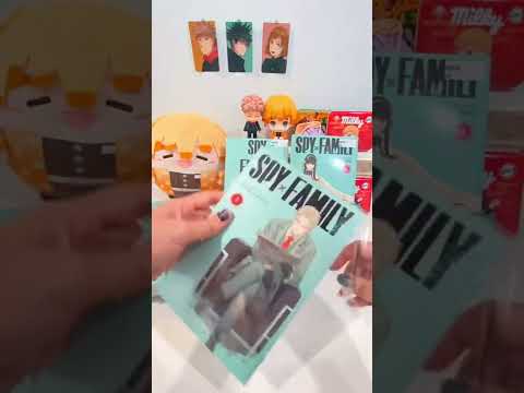 Spy x Family manga unboxing😖💕