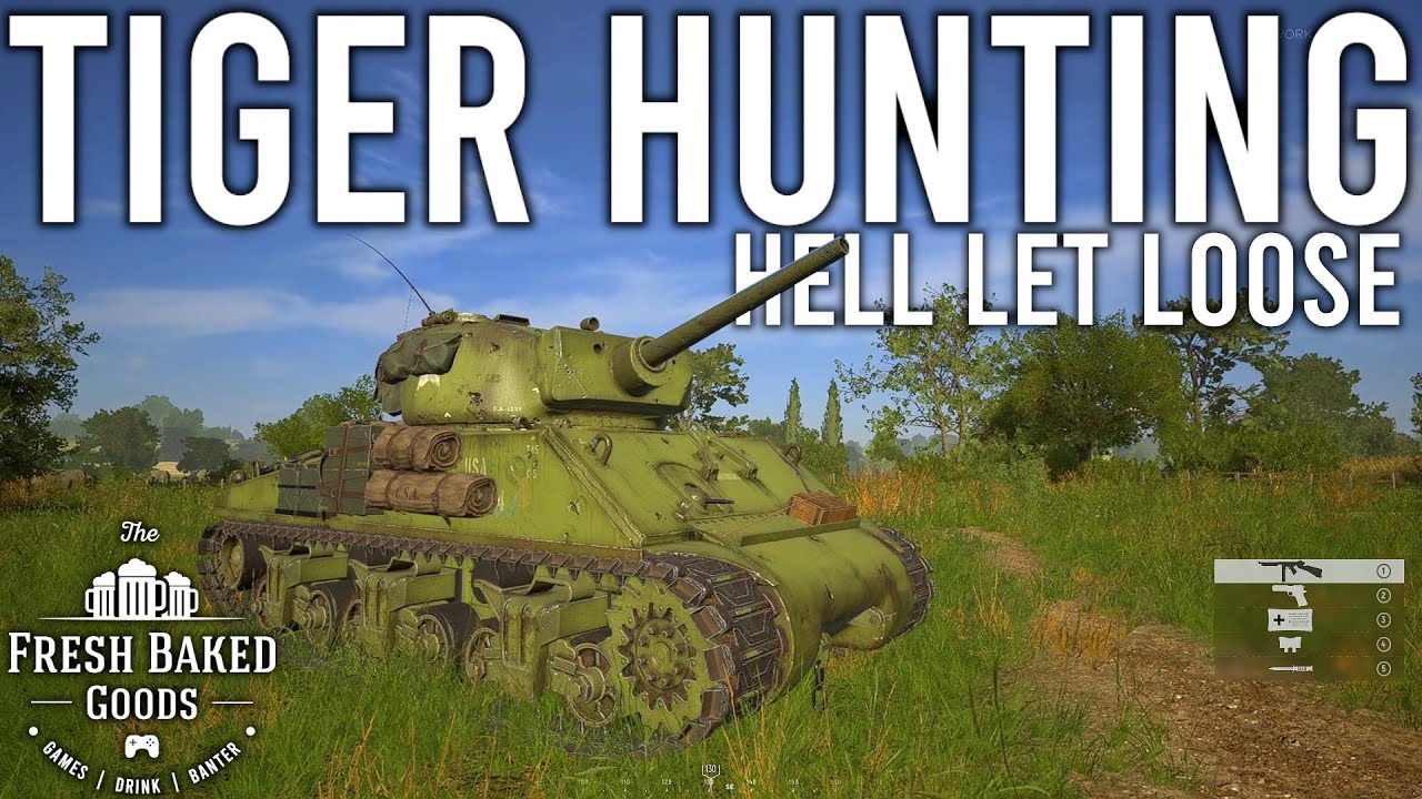 Hell Let Loose - One Sherman Tank Destroys Every Tiger and Panther
