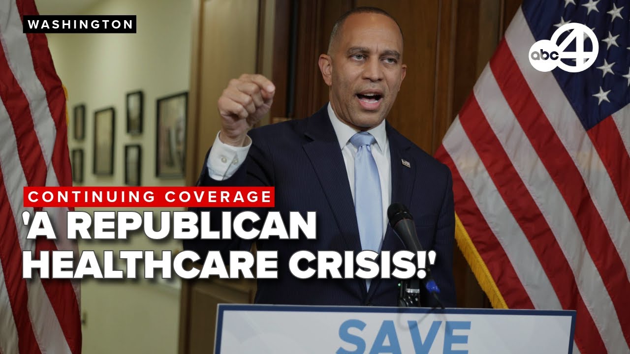 Hakeem Jeffries BLASTS GOP, blames conservative party for healthcare crisis