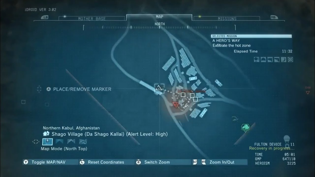 Secured the processed materials hidden in Shago Village A Hero's Way