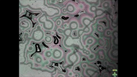 Spherulites (melting and cooling polymers)