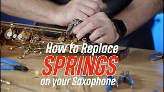 Replacing Springs on a Saxophone